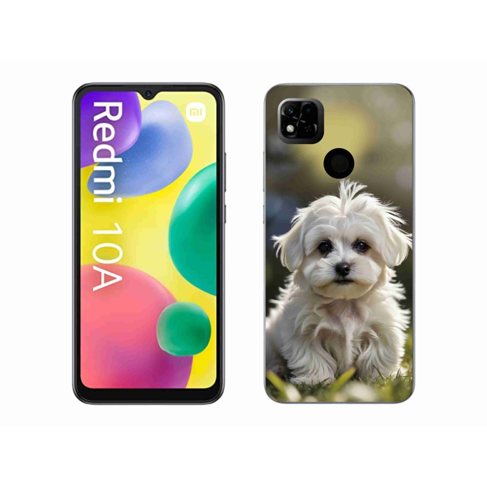 Gél borítás mmCase a Xiaomi Redmi 10A számára - aranyos máltai kutya