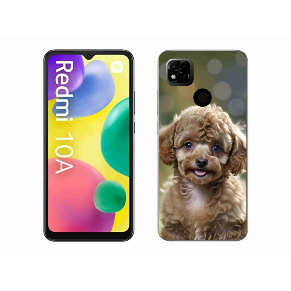 Gél borítás mmCase a Xiaomi Redmi 10A számára - aranyos uszkár