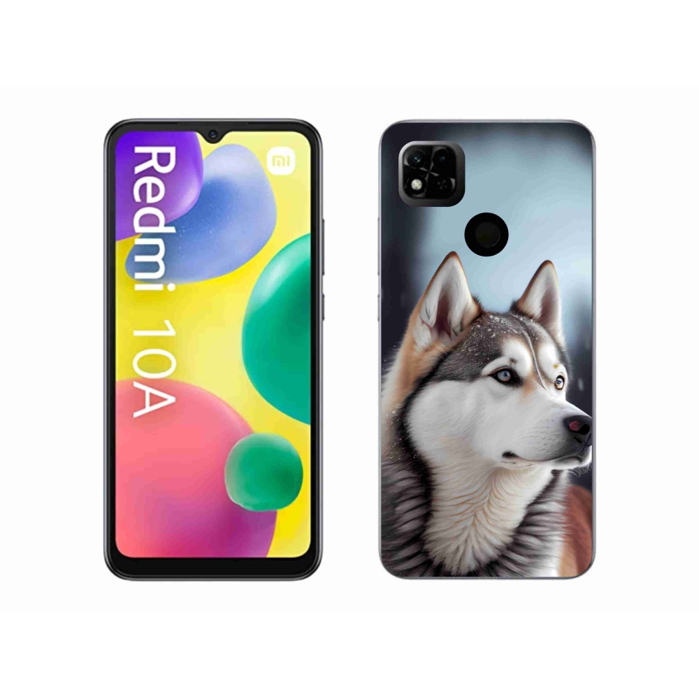 Gél borítás mmCase a Xiaomi Redmi 10A számára - Szibériai Husky