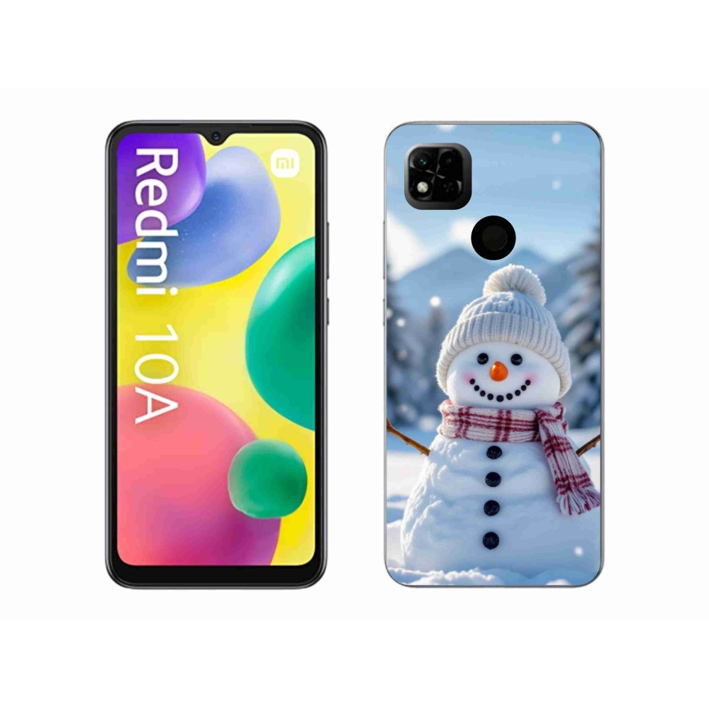 Gél borítás mmCase a Xiaomi Redmi 10A számára - hóember 3