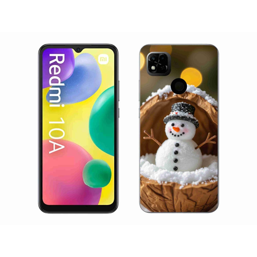 Gél borítás mmCase a Xiaomi Redmi 10A - hóember 4