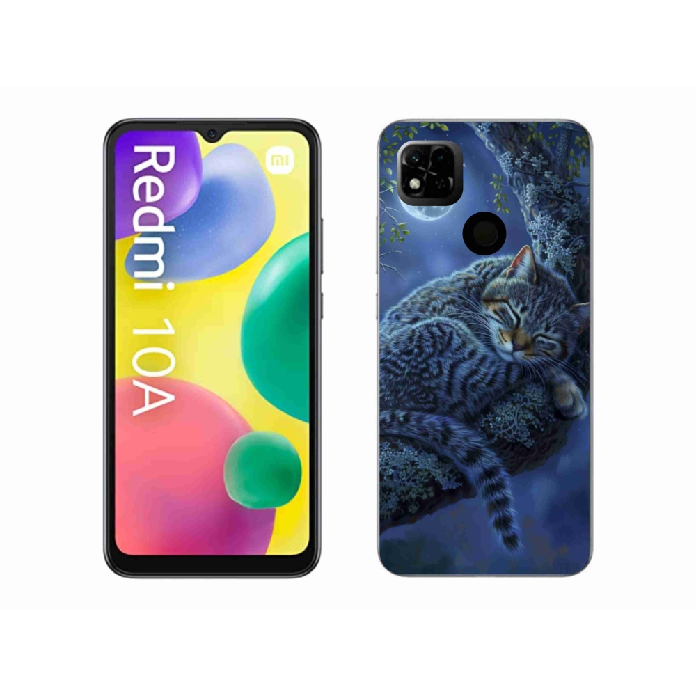 Gél borítás mmCase a Xiaomi Redmi 10A számára - alvó macska