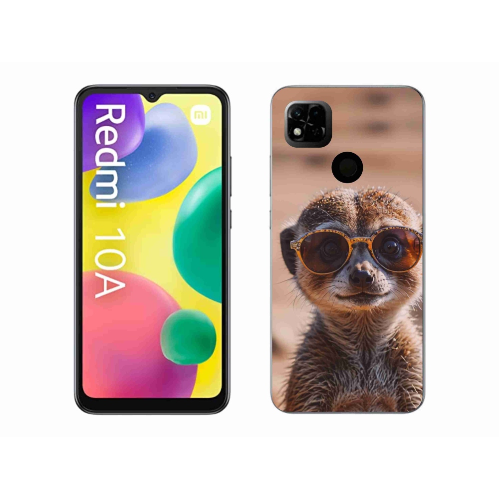 Gél borítás mmCase a Xiaomi Redmi 10A számára - stílusos surikata