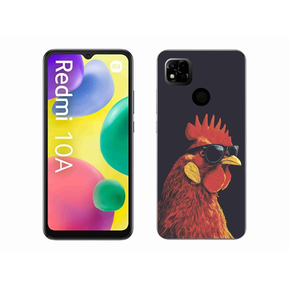Gél borítás mmCase a Xiaomi Redmi 10A számára - elegáns kakas