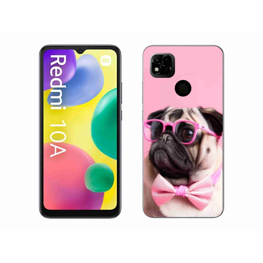 Gél borítás mmCase a Xiaomi Redmi 10A számára - stílusos mopsz
