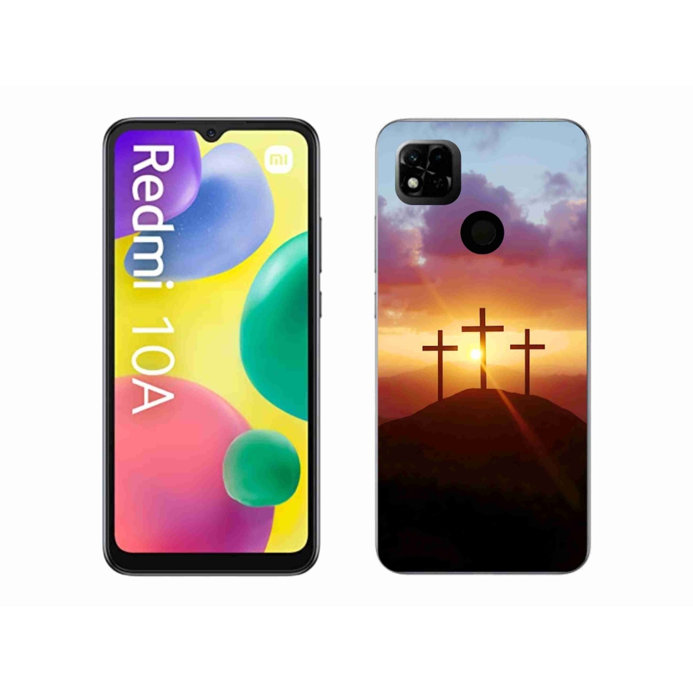 Gél borítás mmCase a Xiaomi Redmi 10A számára - három kereszt