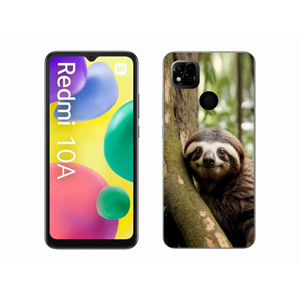 Gél borító mmCase a Xiaomi Redmi 10A számára - mosolygó lajhár
