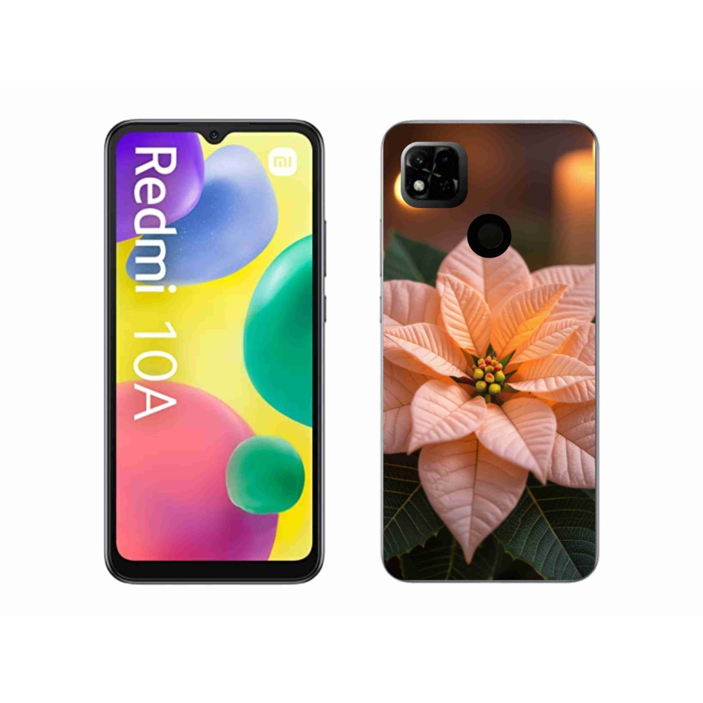 Gél borítás mmCase a Xiaomi Redmi 10A számára - Karácsonyi csillag