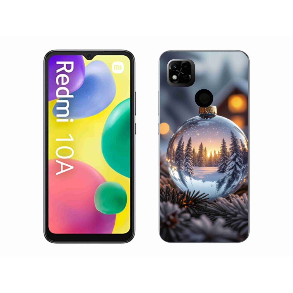 Gél borítás mmCase a Xiaomi Redmi 10A számára - karácsonyi dekoráció