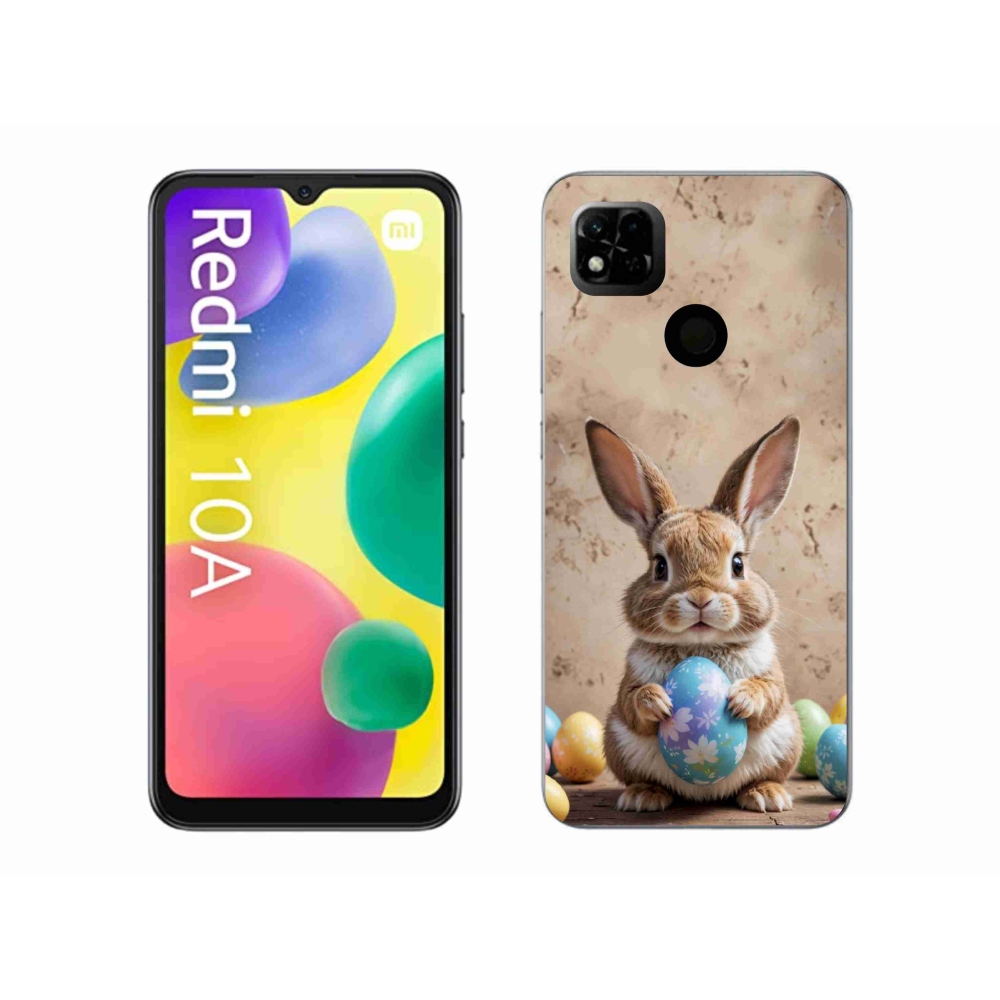 Gél borítás mmCase a Xiaomi Redmi 10A számára - Húsvéti nyuszi