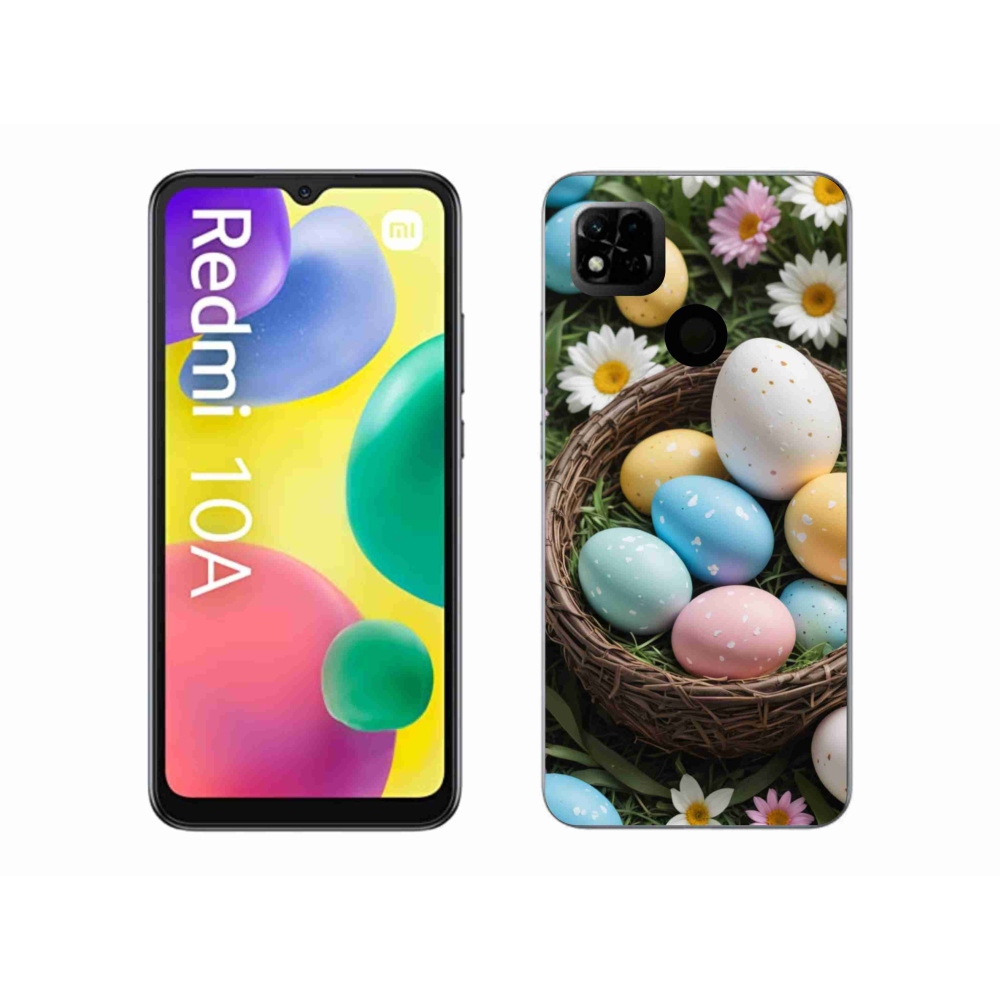Gél borító mmCase a Xiaomi Redmi 10A számára - Húsvéti tojások 2