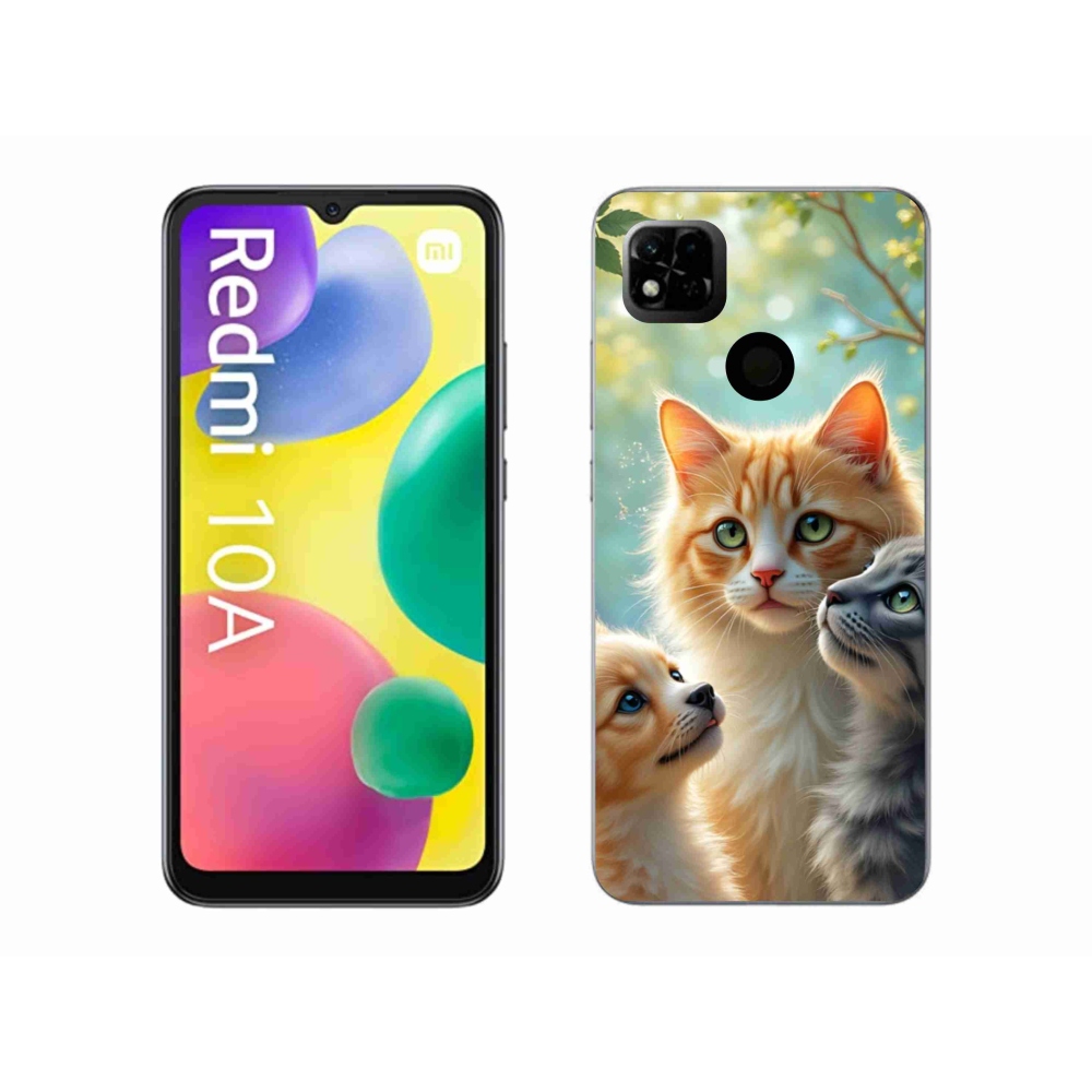 Gél borító mmCase a Xiaomi Redmi 10A - állati barátság 2
