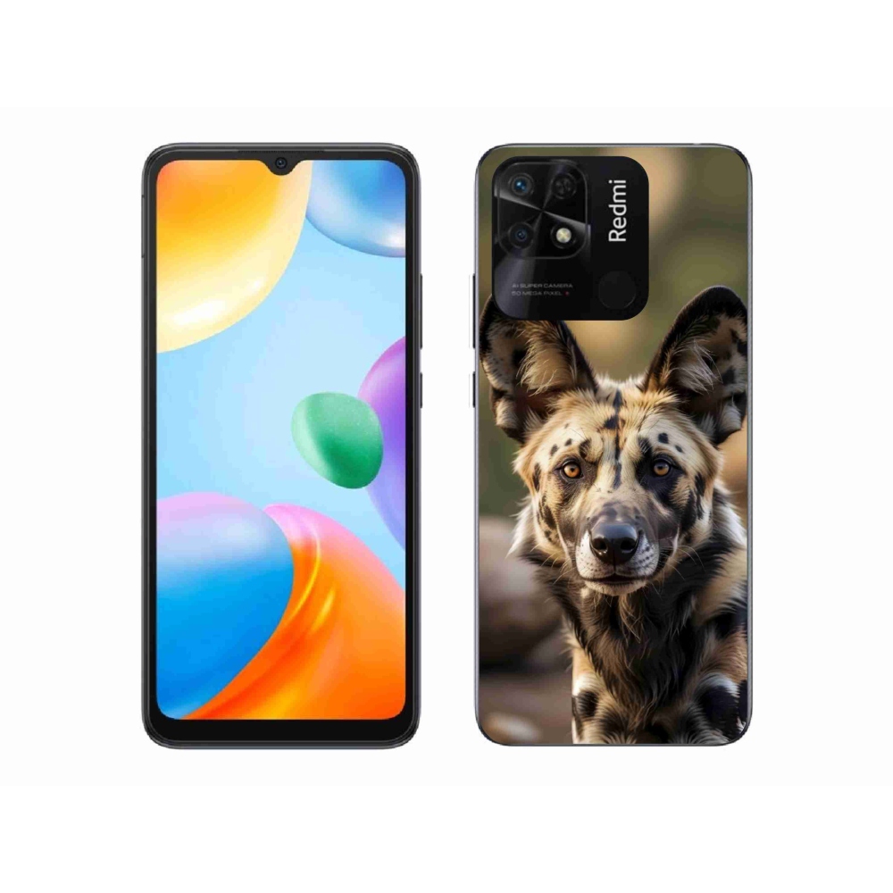 Gél borítás mmCase a Xiaomi Redmi 10C-hez - afrikai vadkutya