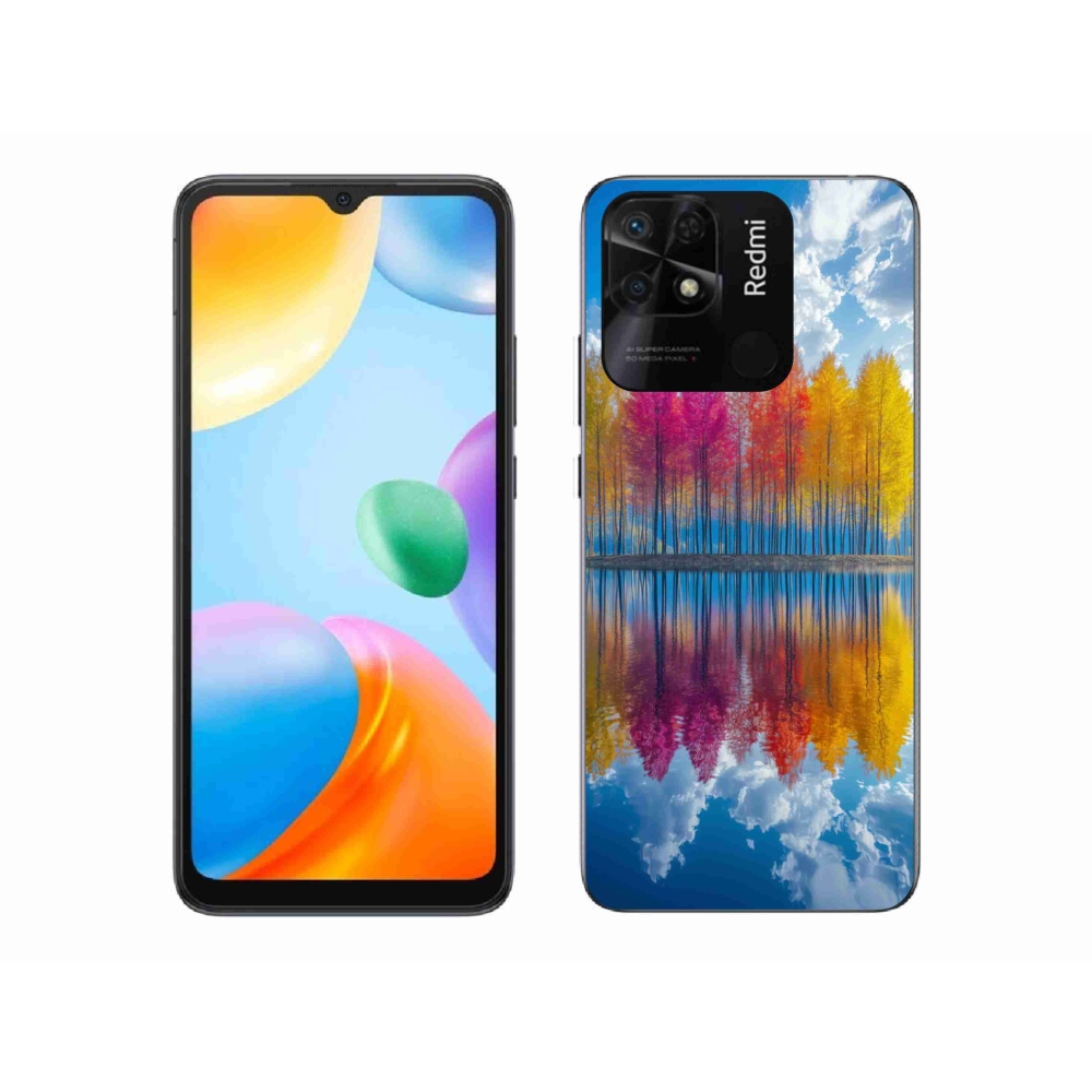 Gél borítás mmCase a Xiaomi Redmi 10C-hez - színes fák