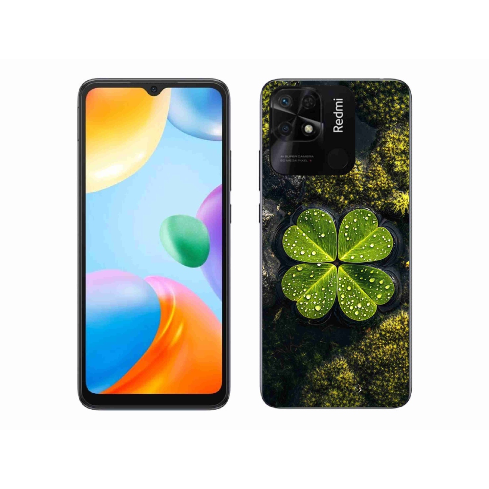 Gél borítás mmCase a Xiaomi Redmi 10C-hez - négylevelű lóhere