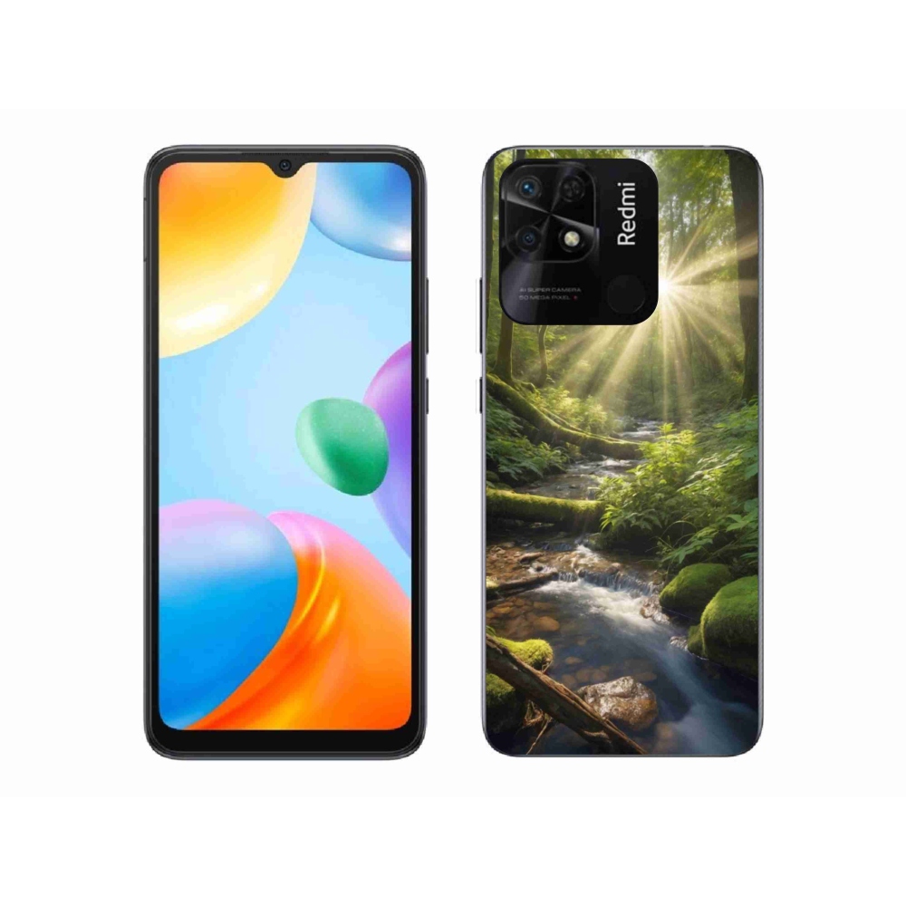 Gél borító mmCase a Xiaomi Redmi 10C-hez - az erdő mélysége