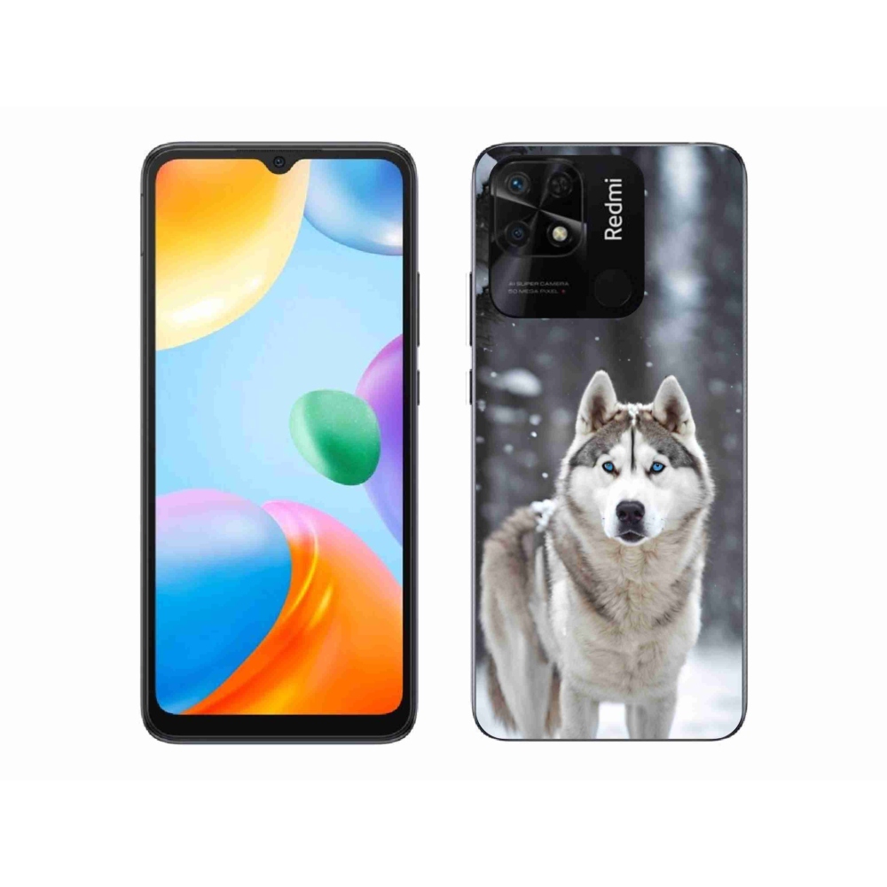 Gél borítás mmCase a Xiaomi Redmi 10C-hez - husky 2
