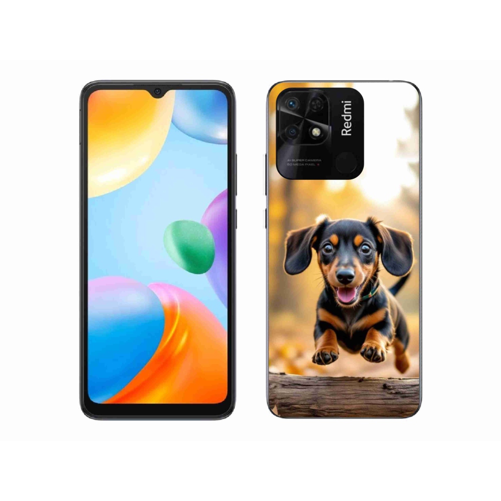 Gél borítás mmCase a Xiaomi Redmi 10C-hez - tacskó 2