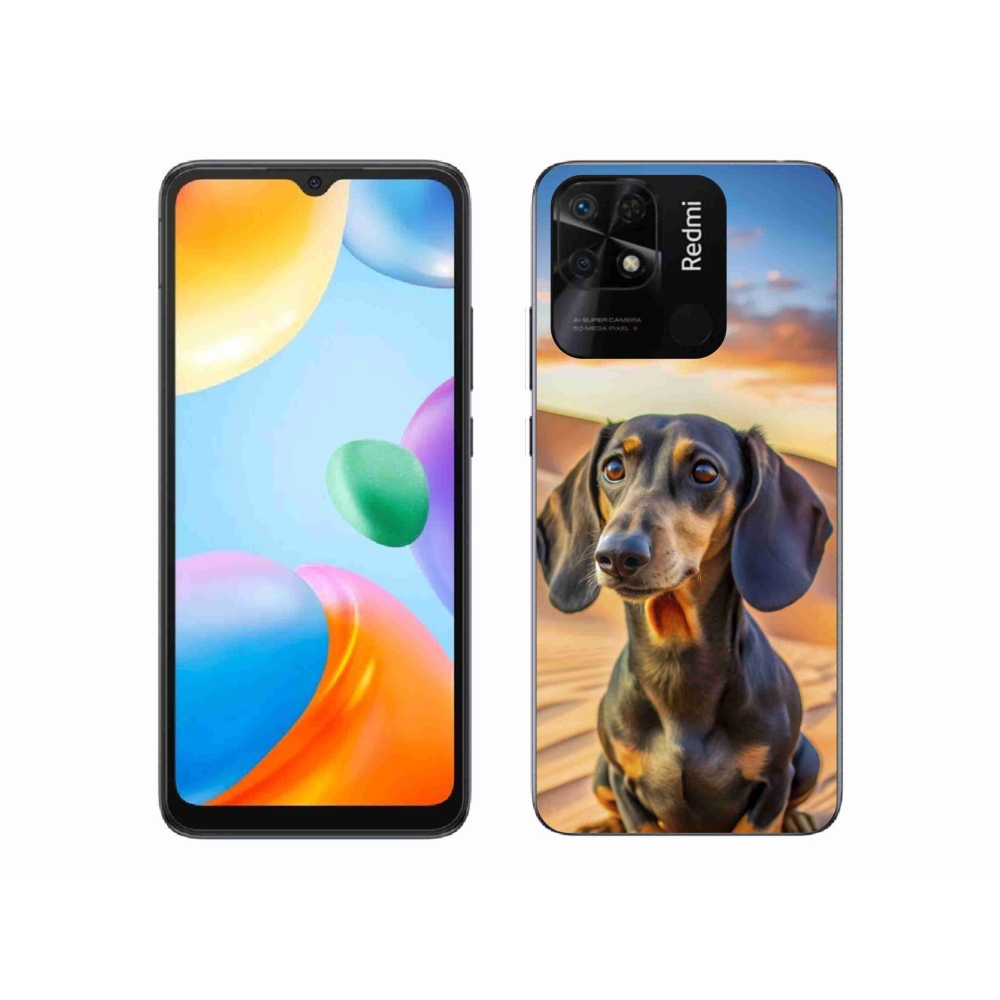 Gél borítás mmCase a Xiaomi Redmi 10C-hez - tacskó 3