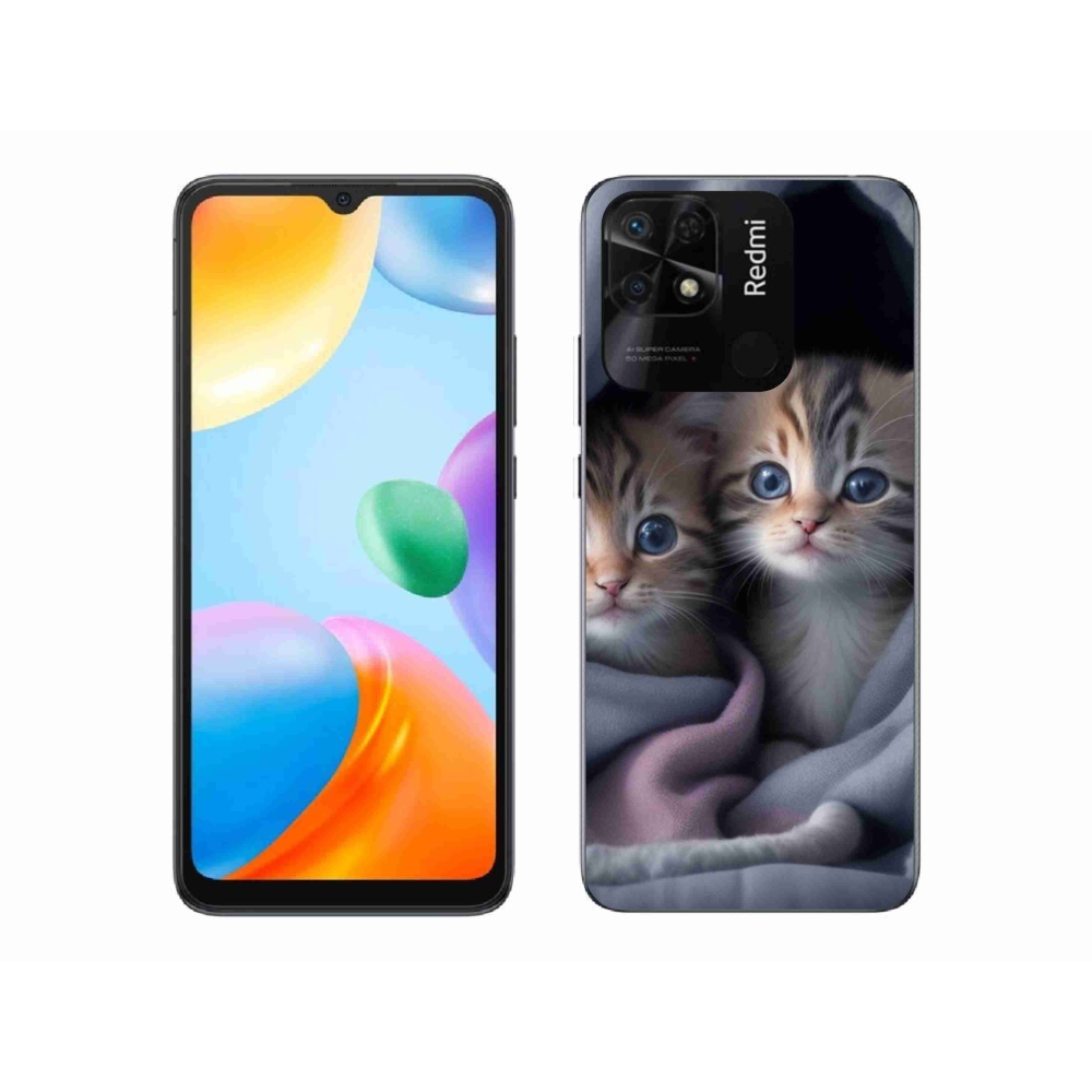 Gél borítás mmCase a Xiaomi Redmi 10C-hez - cat duo 2