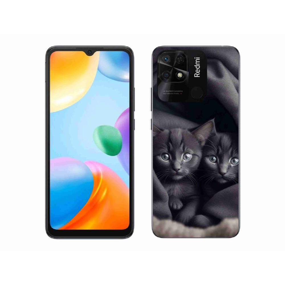 Gél borítás mmCase a Xiaomi Redmi 10C-hez - cat duo
