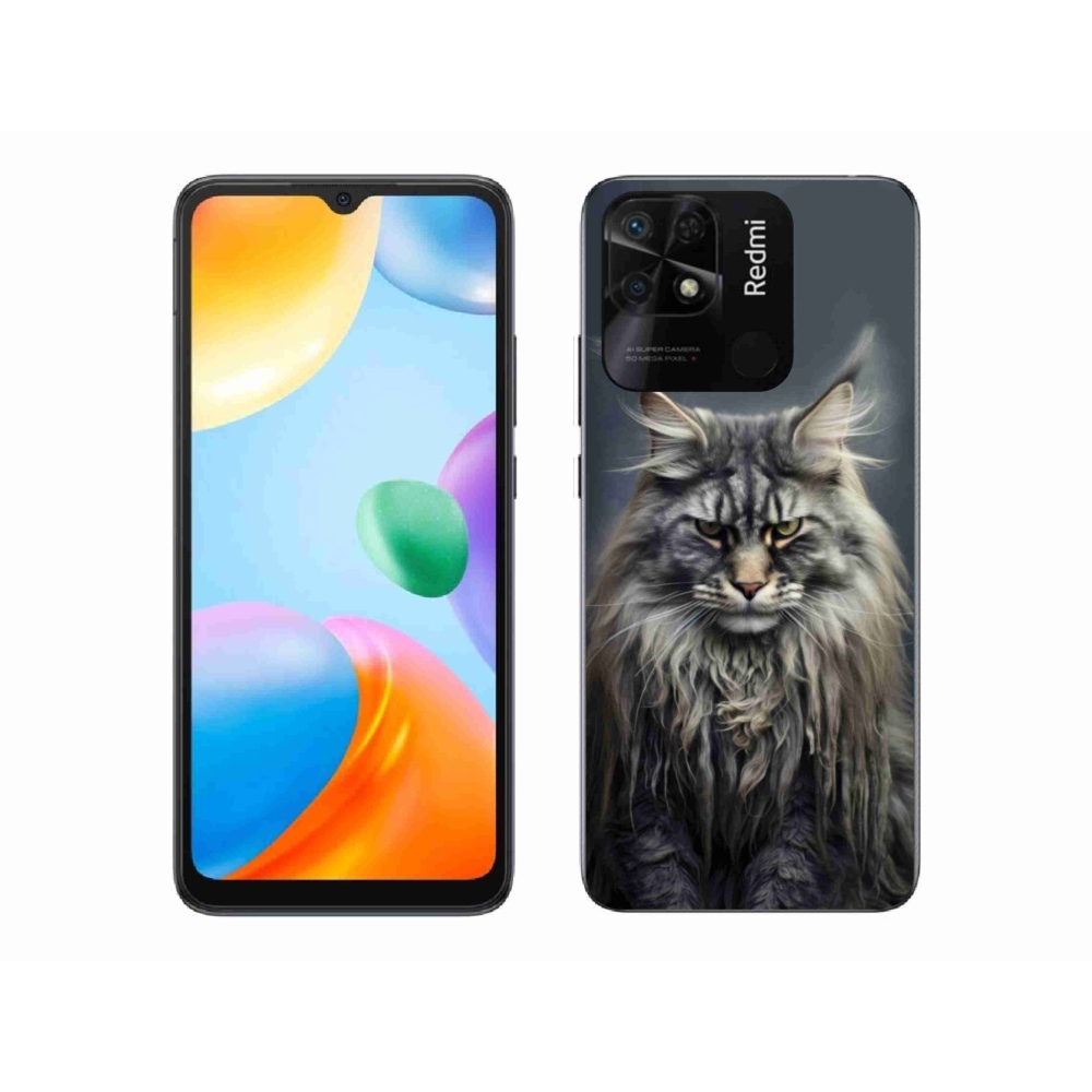 Gél borítás mmCase a Xiaomi Redmi 10C-hez - macskaszem nézet 4