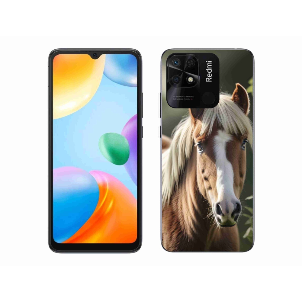 Gél borítás mmCase a Xiaomi Redmi 10C-hez - ló könnyű sörénnyel