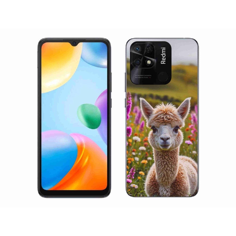 Gél borítás mmCase a Xiaomi Redmi 10C-hez - láma a réten