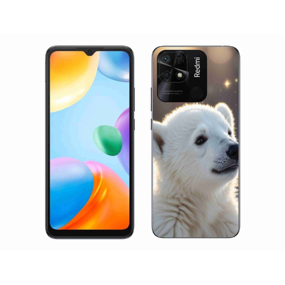 Gél borítás mmCase a Xiaomi Redmi 10C-hez - jegesmedve