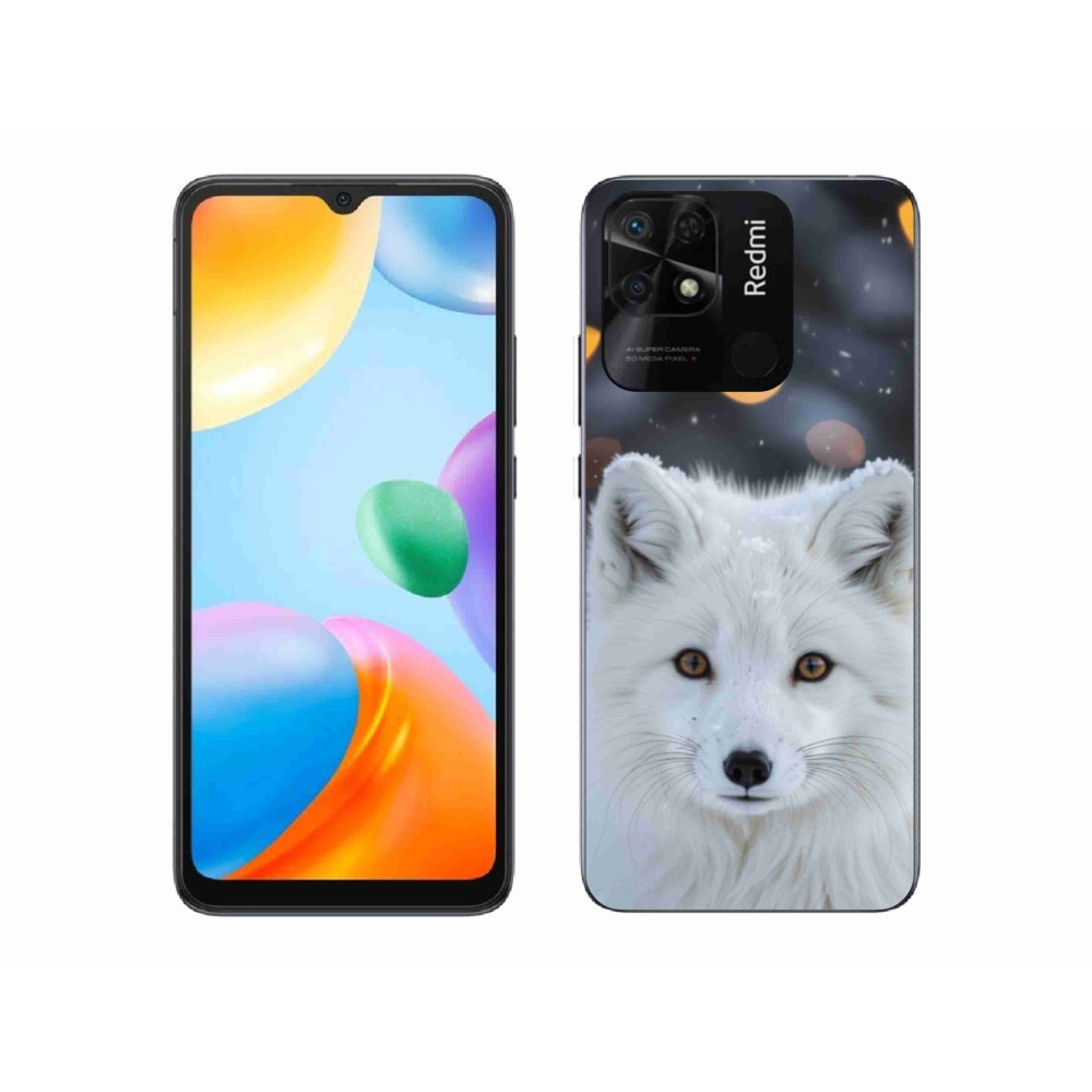 Gél borító mmCase a Xiaomi Redmi 10C-hez - polár róka