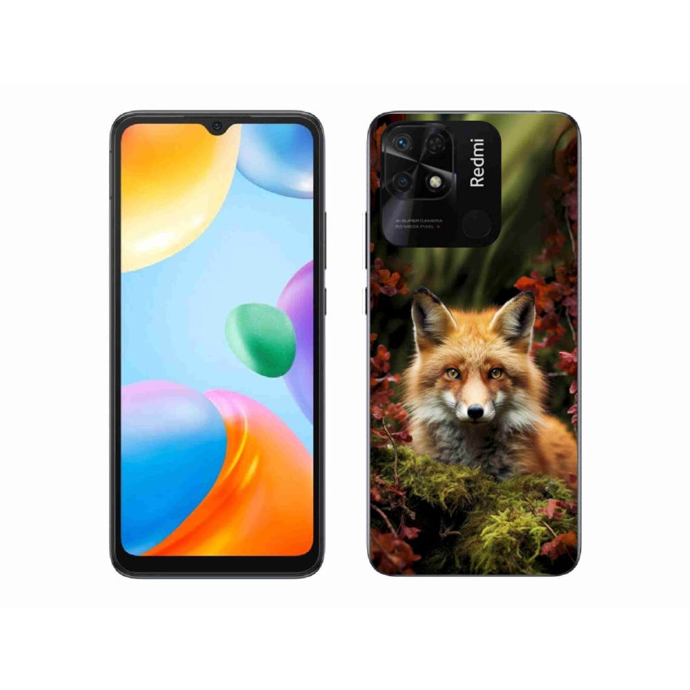Gél borítás mmCase a Xiaomi Redmi 10C-hez - róka az erdőben