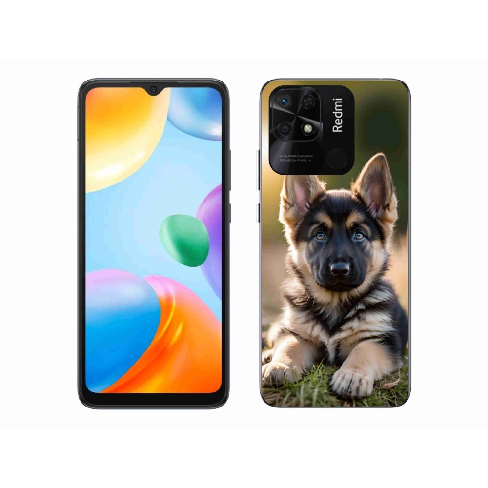Gél borítás mmCase a Xiaomi Redmi 10C-hez - Német juhászkutya a természetben