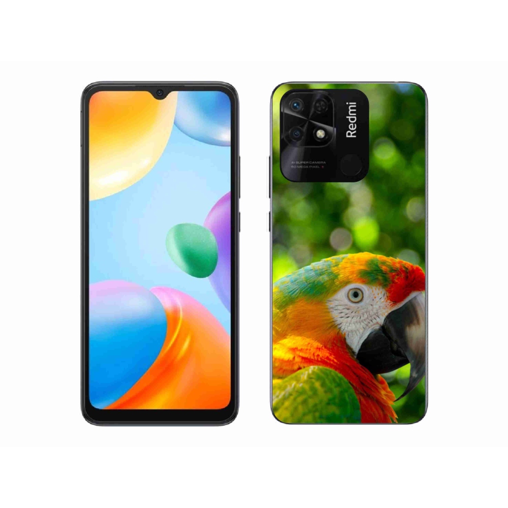 Gél borítás mmCase a Xiaomi Redmi 10C-hez - parrot ara 3