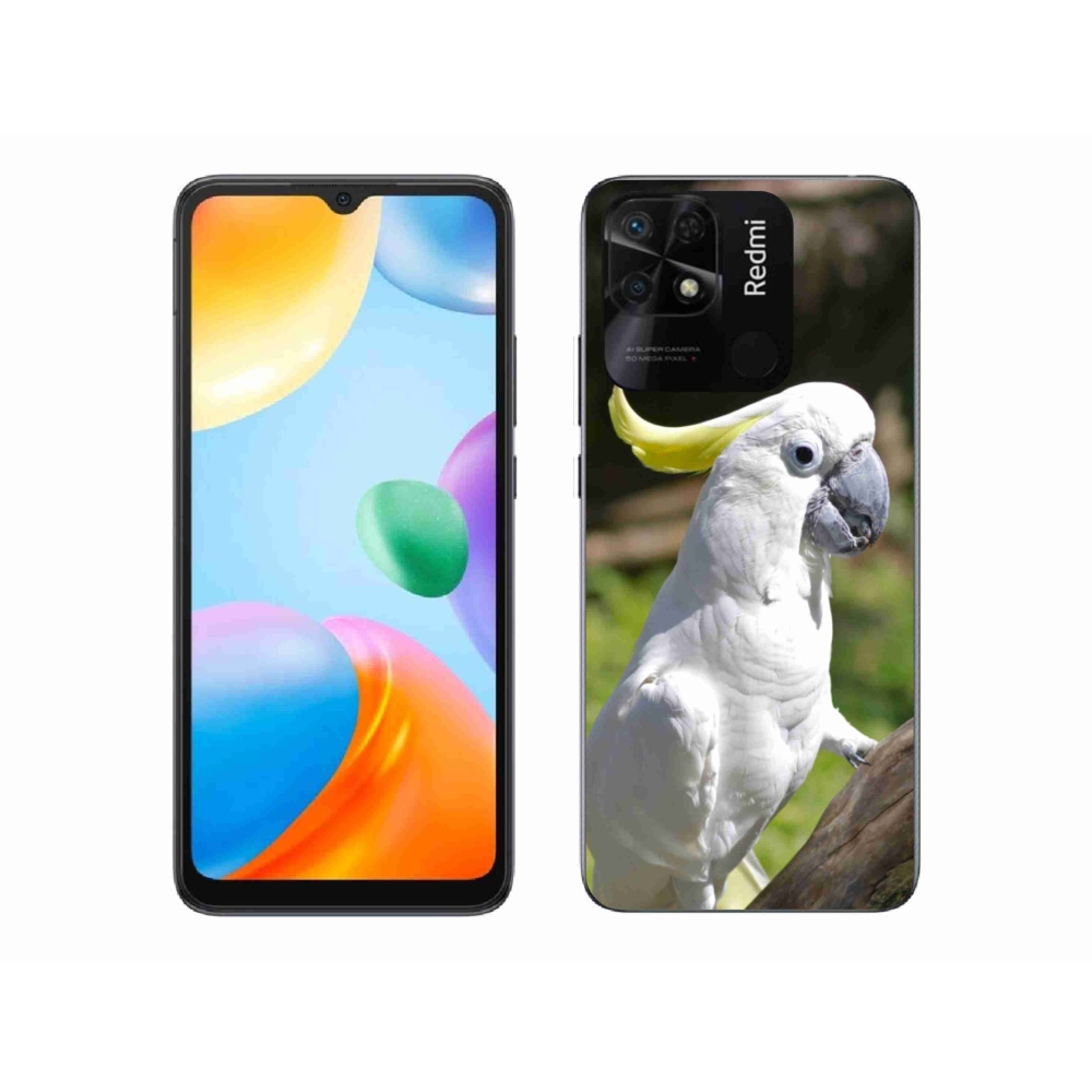 Gél borítás mmCase a Xiaomi Redmi 10C-hez - papagáj kakadu 2