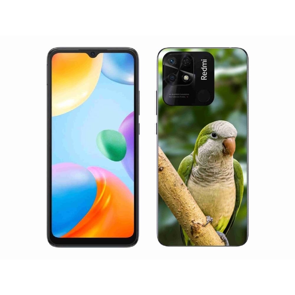 Gél borítás mmCase a Xiaomi Redmi 10C-hez - papagáj