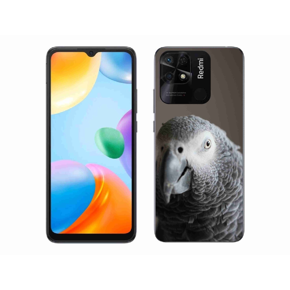 Gél borítás mmCase a Xiaomi Redmi 10C-hez - papagáj jacco 2