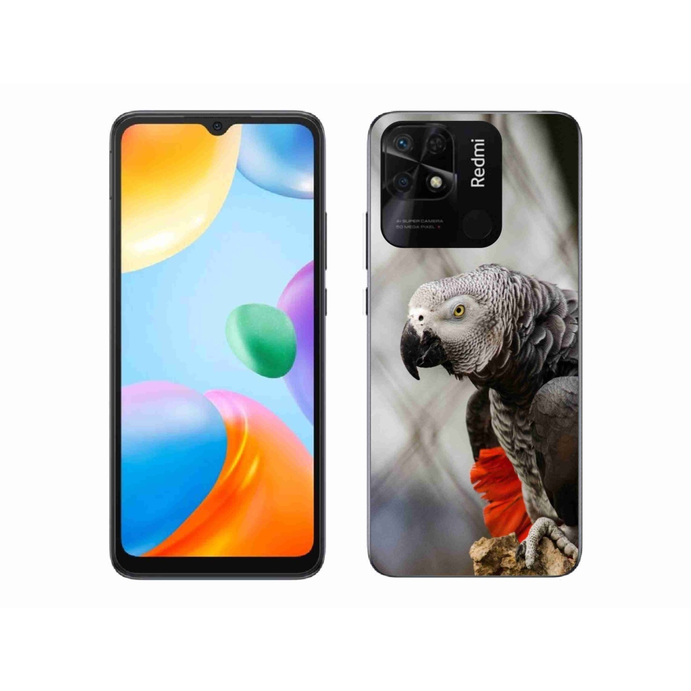 Gél borítás mmCase a Xiaomi Redmi 10C-hez - papagáj jacco 3