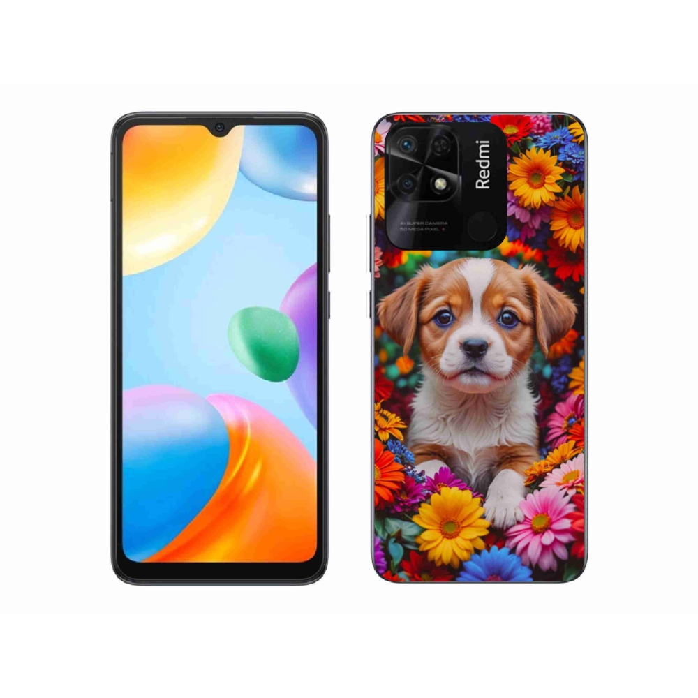 Gél borítás mmCase a Xiaomi Redmi 10C-hez - aranyos kiskutya