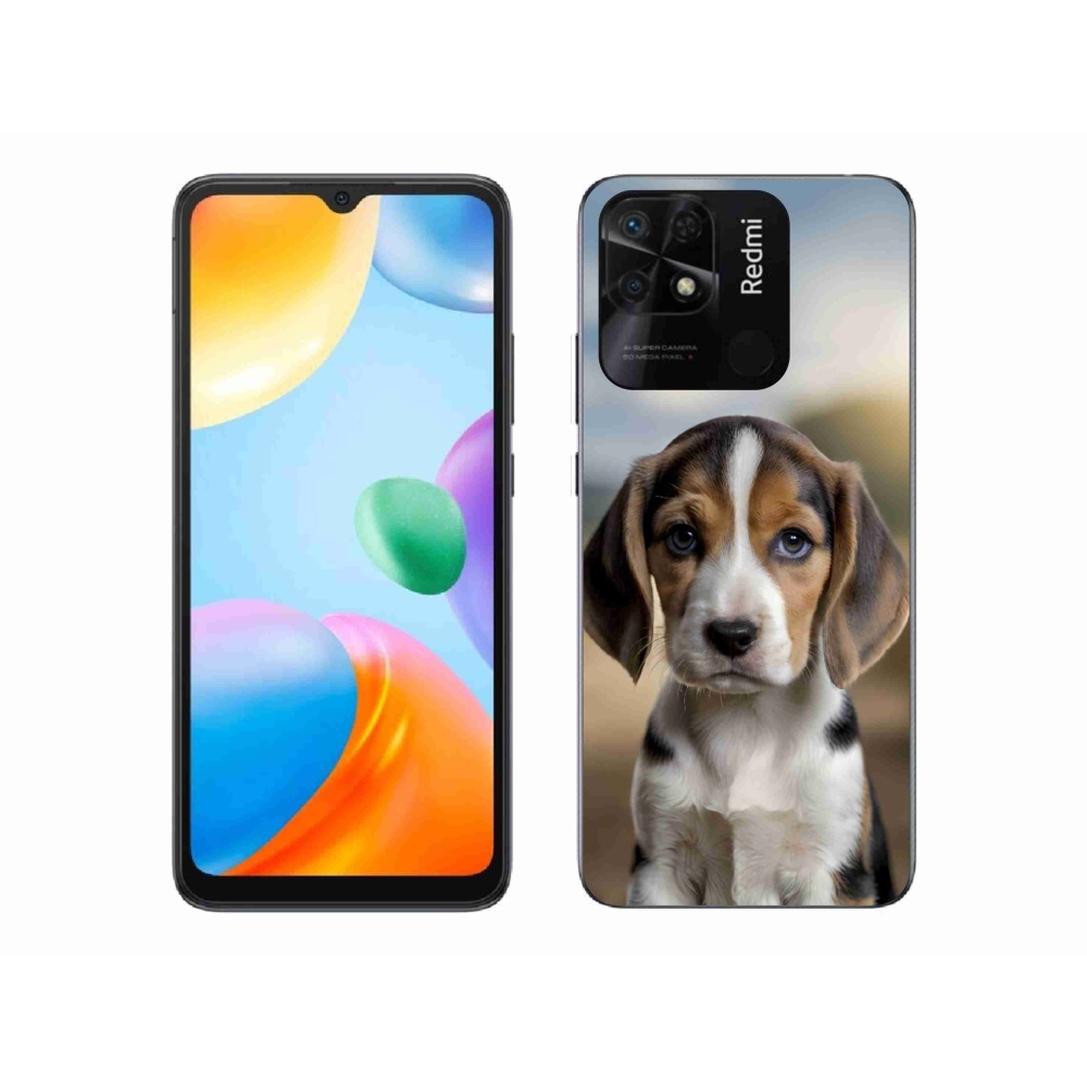 Gél borító mmCase a Xiaomi Redmi 10C-hez - aranyos beagle