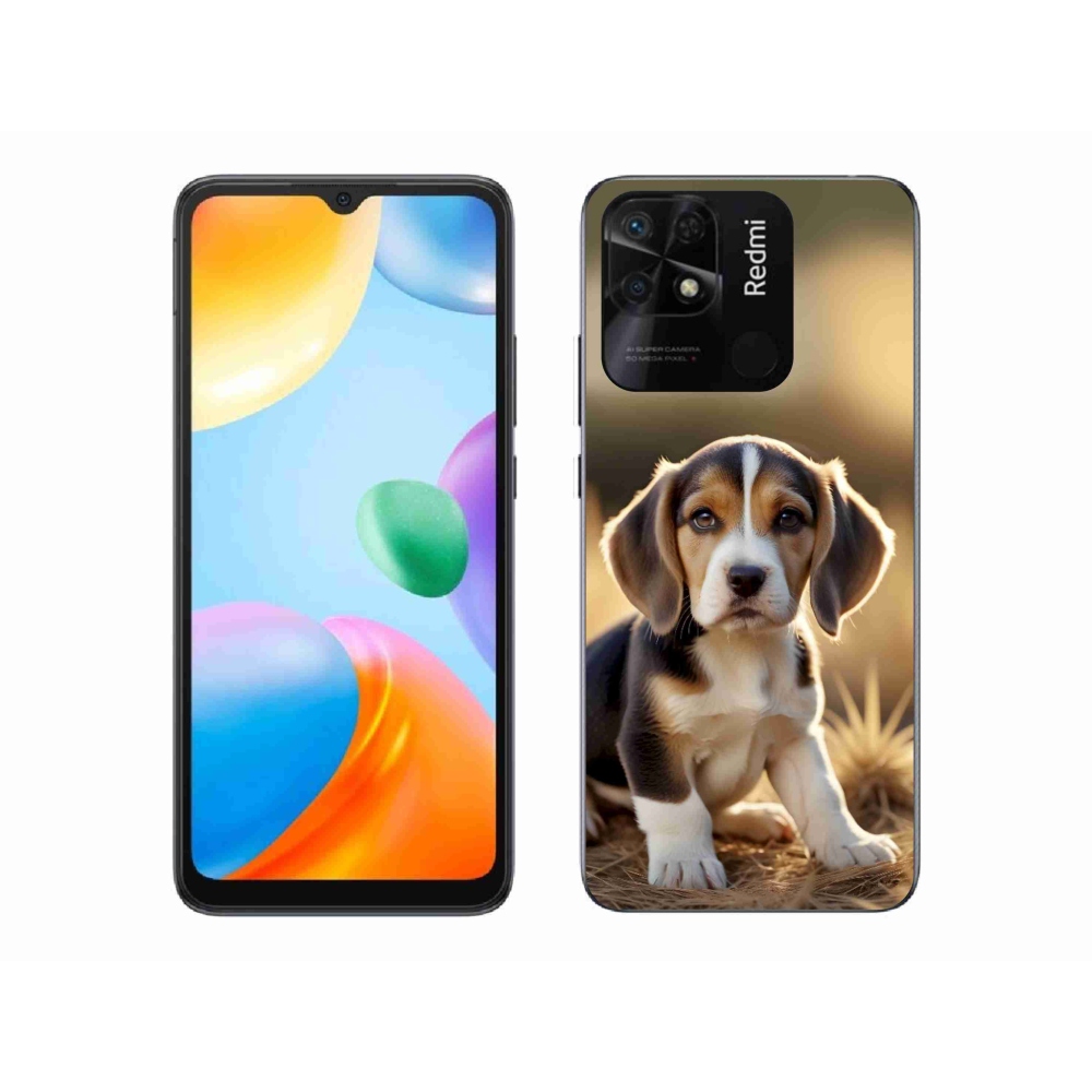 Gél borító mmCase a Xiaomi Redmi 10C-hez - aranyos beagle