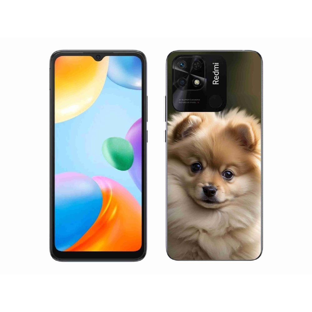 Gél borító mmCase a Xiaomi Redmi 10C-hez - aranyos pomerániai 2