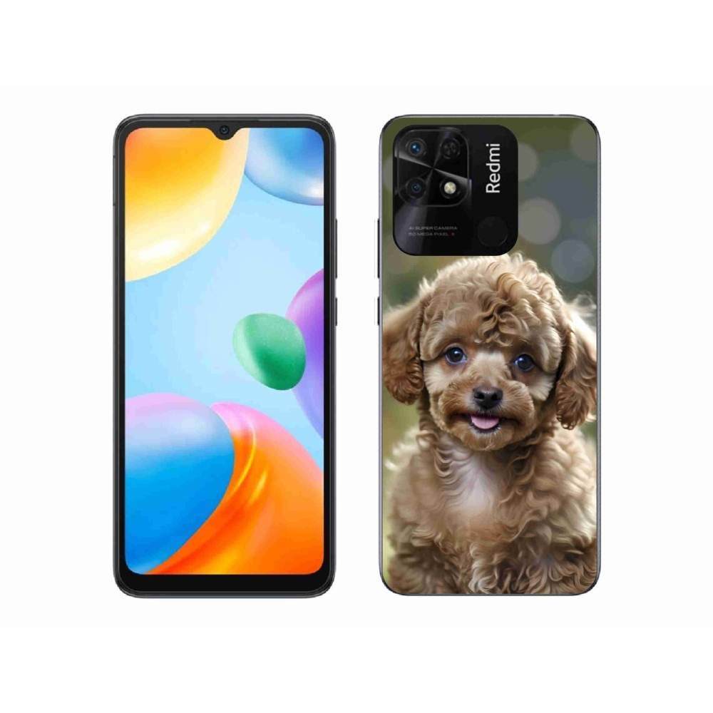 Gél borítás mmCase a Xiaomi Redmi 10C-hez - aranyos uszkár