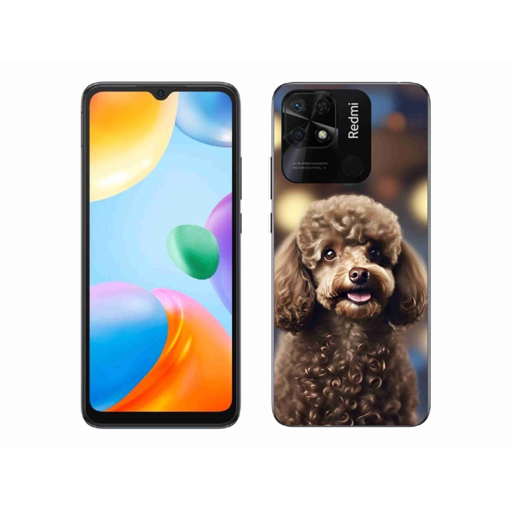 Gél borítás mmCase a Xiaomi Redmi 10C-hez - aranyos uszkár