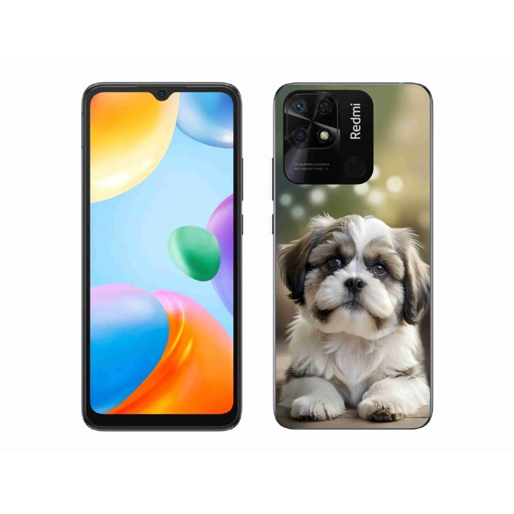 Gél borítás mmCase a Xiaomi Redmi 10C-hez - aranyos shih-tzu