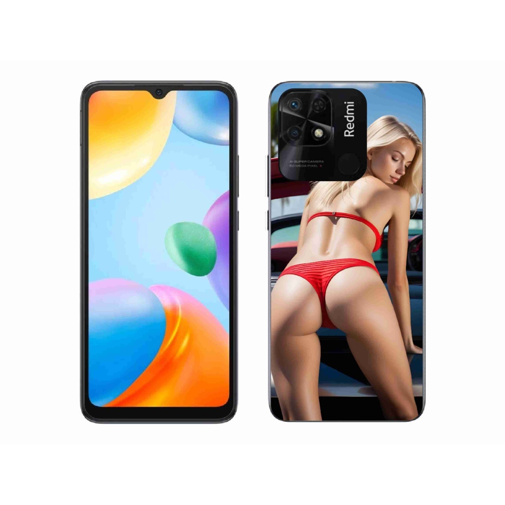 Gél borító mmCase a Xiaomi Redmi 10C-hez - szexi nő 2