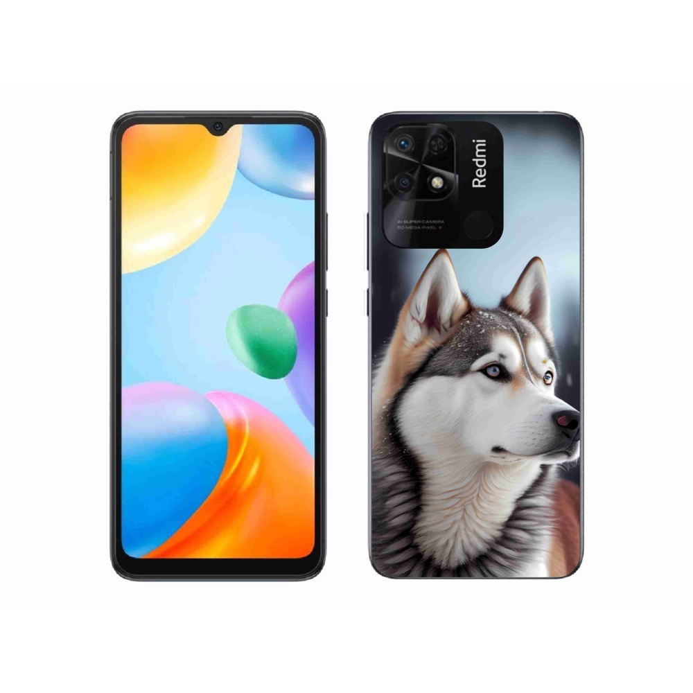 Gél borítás mmCase a Xiaomi Redmi 10C-hez - Szibériai Husky