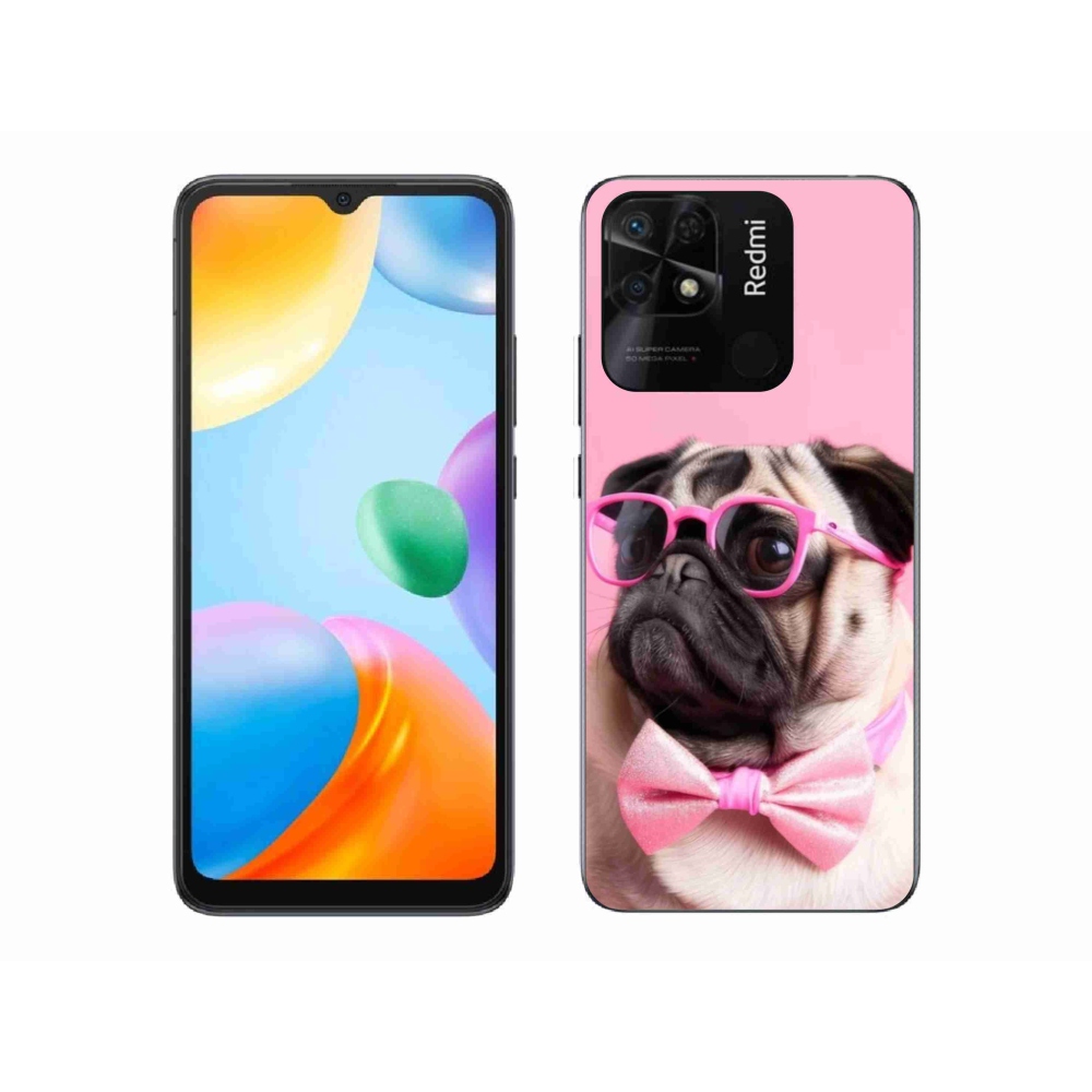 Gél borító mmCase a Xiaomi Redmi 10C-hez - stílusos mopsz