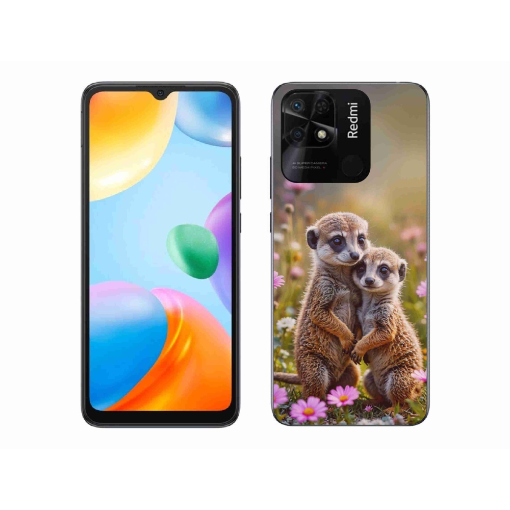 Gél borítás mmCase a Xiaomi Redmi 10C-hez - szurikátás duó