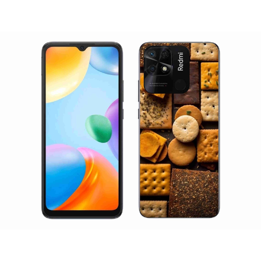 Gél borítás mmCase a Xiaomi Redmi 10C-hez - kekszek