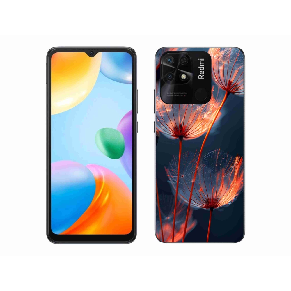 Gél borító mmCase a Xiaomi Redmi 10C-hez - világító pehely